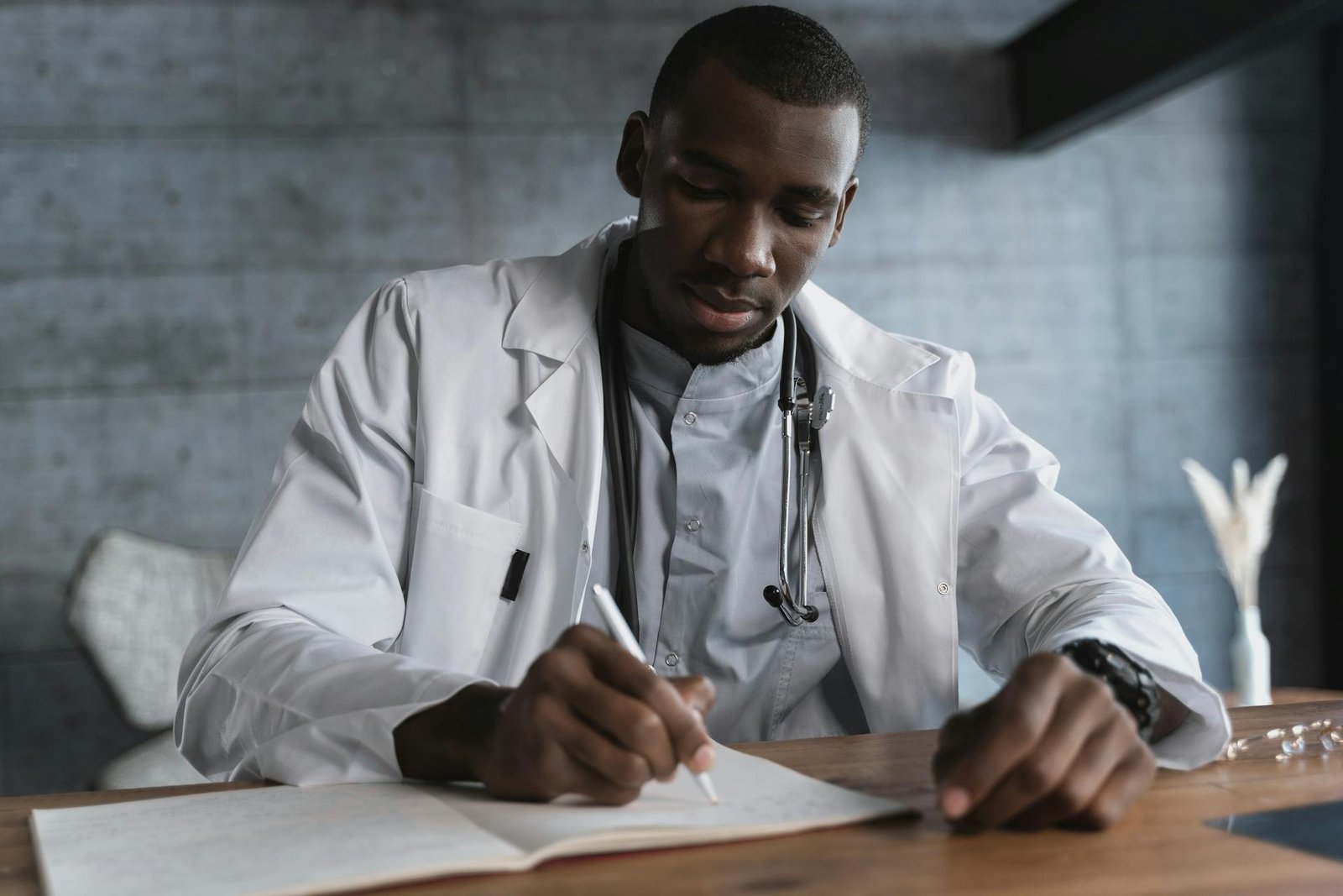 Origin healthcare clinic or consultation environment